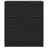 Sideboard 3 pcs Black Oak 180 x 30 x 70 cm Engineered Wood
