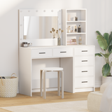 Dressing Table White 78.5 x 41 x 135 cm Engineered wood - Side View