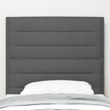 Headboard Dark Grey 80 cm Fabric