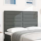 Headboard Dark Grey 160 cm Fabric