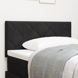 LED Headboard Black 100 cm Faux Leather