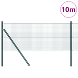 Welded Wire Fence Ground Fix 10 x 0,5 m PVC-Coated Steel Green