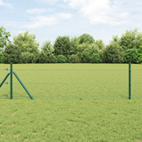 Outdoor Hexagonal Fence Ground Fix 25 x 1 m PVC-Coated Steel