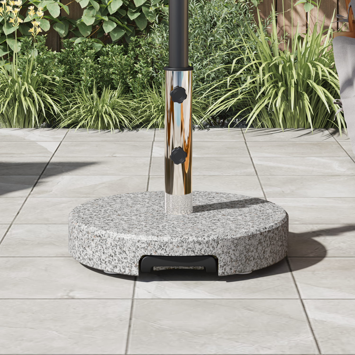 Parasol Base Grey ?45 x 37.5 cm Granite