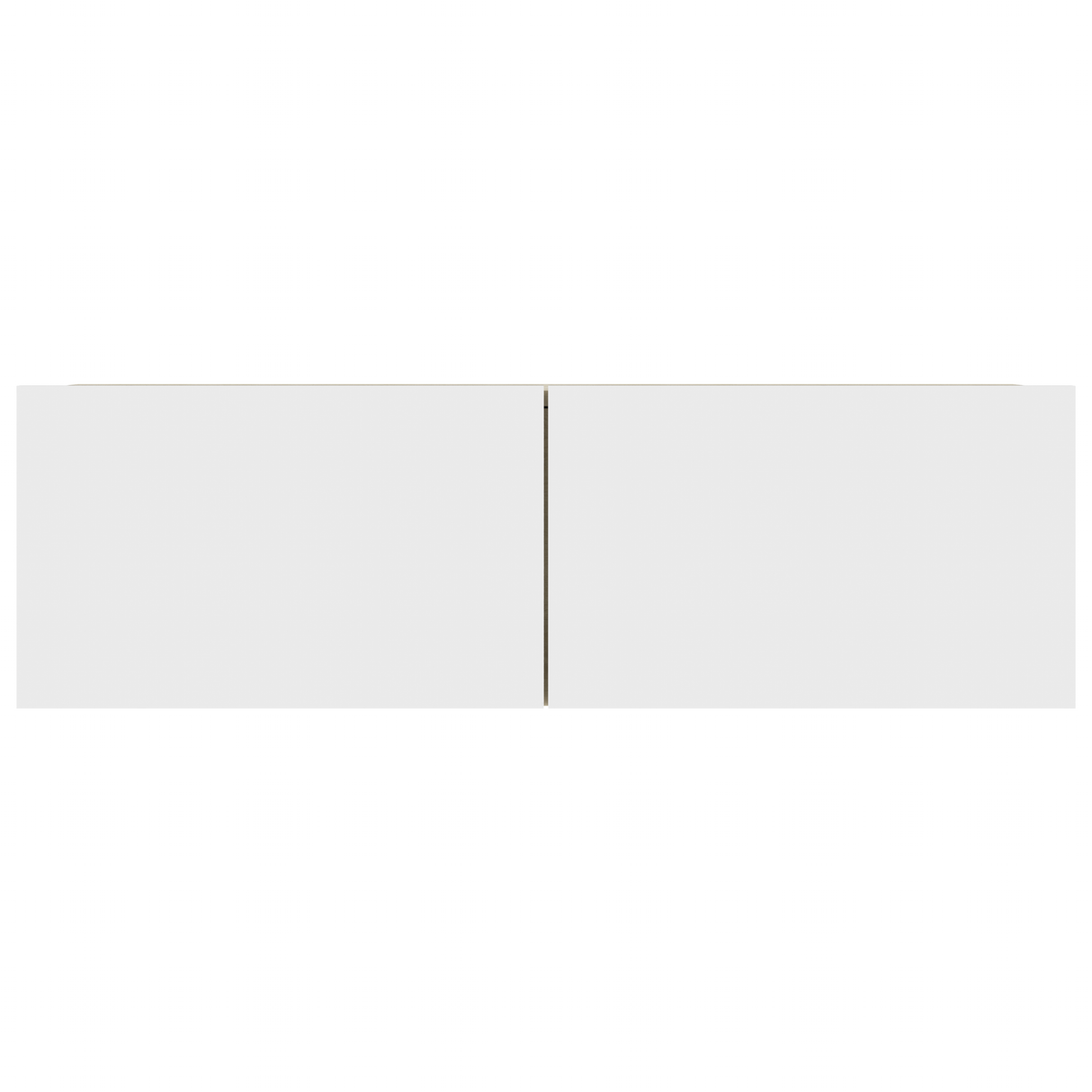 TV Cabinet White and Sonoma Oak 100x30x30 cm Engineered Wood