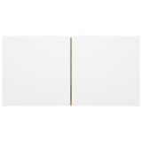 Hanging TV Cabinets 2 pcs White and Sonoma Oak 60x30x30 cm