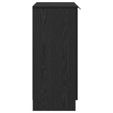 Sideboard Black Oak 60 x 30 x 70 cm Engineered Wood