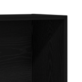 Book Cabinet Black Oak 36 x 30 x 143 cm Engineered Wood - Extra Image