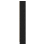 Bookshelf Black Oak 60 x 24 x 176 cm Engineered Wood