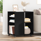 Storage Cabinet Black Oak 60 x 53 x 72,5 cm Engineered Wood