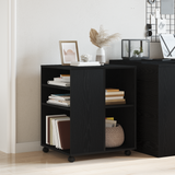 Storage Cabinet Black Oak 60 x 53 x 72,5 cm Engineered Wood