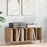 Record Cabinet Artisan oak 100 x 38 x 48 cm Engineered Wood - Side View