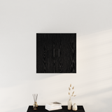 Wall-mounted Cabinet Black Oak 60 x 31 x 60 cm Engineered Wood - Top-Down View
