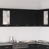 Hanging Cabinet Lyon Black Oak 80 x 31 x 60 cm Engineered Wood - Side View