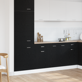 Hanging Cabinet Black Oak 50 x 46 x 81,5 cm Engineered Wood - Side View