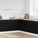 Hanging Cabinet Black Oak 75,5 x 75,5 x 80,5 cm Engineered Wood