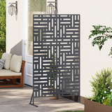 Privacy Screen 100 x 50 x 180 cm Steel Anthracite