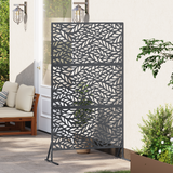 Privacy Screen 100 x 50 x 180 cm Steel Anthracite
