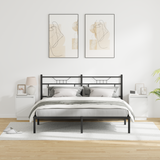 Bedside Cabinet 2 pcs White 39 x 34,5 x 50 cm Engineered wood