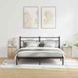 Bedside Cabinet 2 pcs Sonoma Oak 39 x 34,5 x 50 cm - Top-Down View