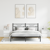 Bedside Cabinet 2 pcs White 39 x 34,5 x 50 cm Engineered wood - Top-Down View