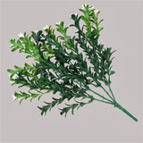 Artificial Flowering Boxwood Stem 30cm - Side View