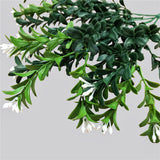 Artificial Flowering Boxwood Stem 30cm - Front View