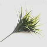 Yellow Tipped Grass Stem UV Resistant 35cm - Side View