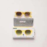 IZIPIZI kids sunglasses Junior Collection C - For 5-10 YEARS Navy Blue - Close-Up Angle