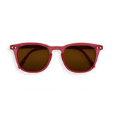 IZIPIZI kids sunglasses Junior Collection E - For 5-10 YEARS Red - Close-Up Angle