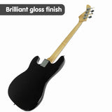 Karrera 39in Electric Guitar Bass Music 4-String Instrument Full Size Black