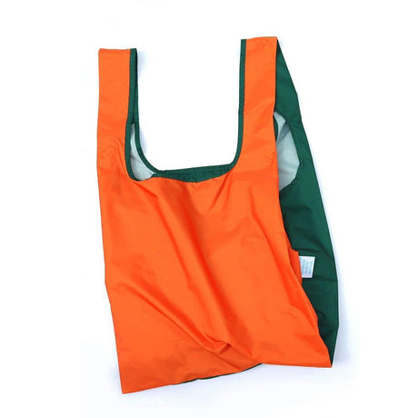 KIND BAG Reusable Bag - Medium| Bicolour Green & Orange-2006733441235816448