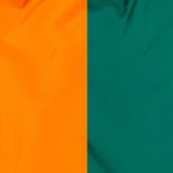 KIND BAG Reusable Bag - Medium| Bicolour Green & Orange - 45-Degree Angle
