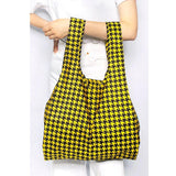KIND BAG Reusable Bag - Medium| Dogtooth - Side View
