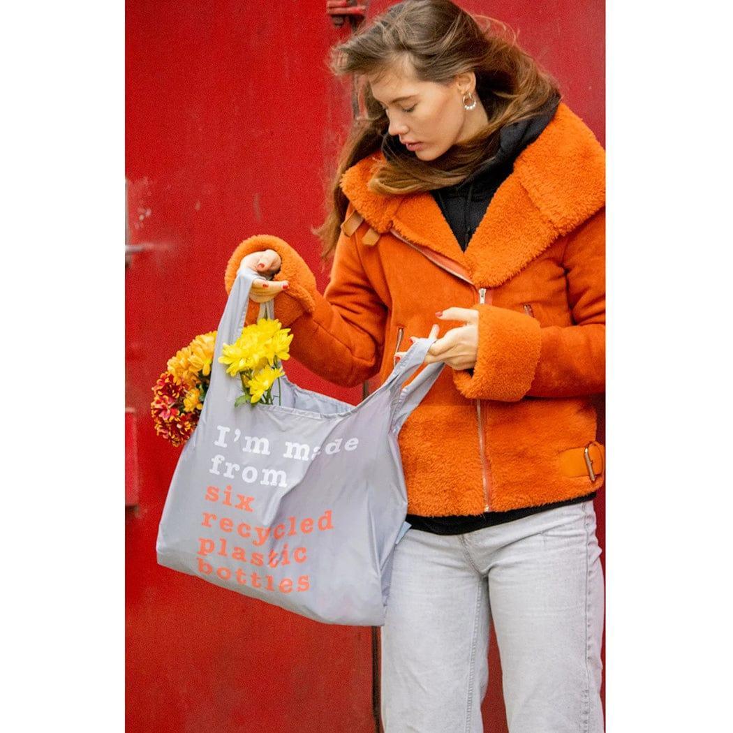 KIND BAG Reusable Bag - Medium| Recycle Grey & Coral-1954803107565277189