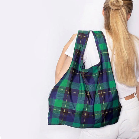 KIND BAG Reusable Bag - Medium| Tartan-2006733443249082371