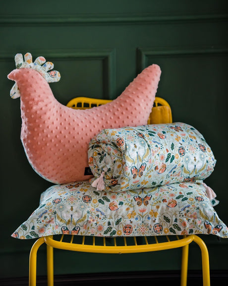La Millou Dana's Hen Pillow SECRET GARDEN | Papaya-1954803115609952257