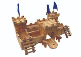 Wooden Medieval Castle - Close-Up Angle
