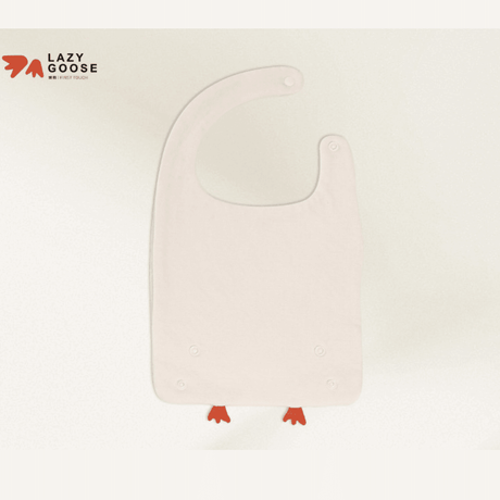 Lazy Goose Baby Cotton Bib-2006733440417927170