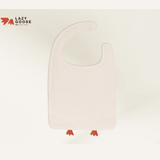 Lazy Goose Baby Cotton Bib - Front View