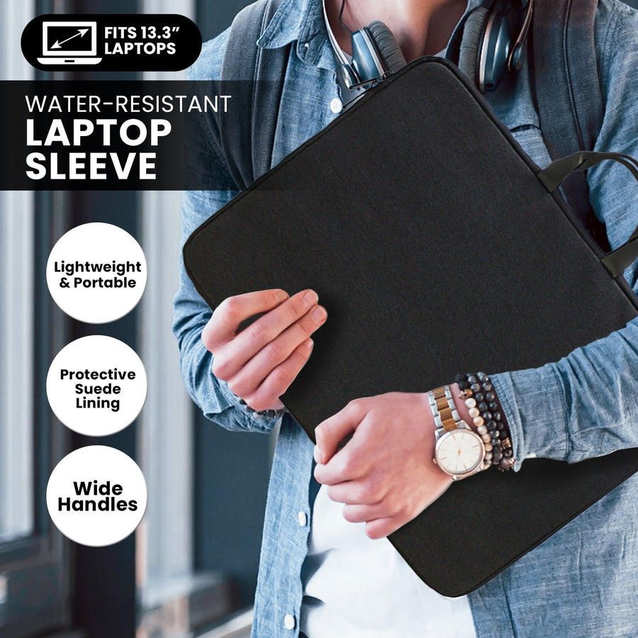 Water-Resistant Laptop Sleeve Bag for 13.3??Laptops