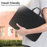 15.6??Water-Resistant Laptop Sleeve Bag - Rear View