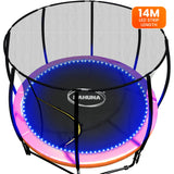 Kahuna LED Kit Suits 14ft-16ft Trampolines Multi-Colour Smart Motion Sensor Lighting with 16 co - Top-Down View