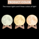 3D Magical Moon Lamp USB LED Night Light Large-2006733068378968069