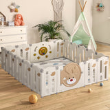 BoPeep Kids Playpen Baby Safety Gate - Rear View