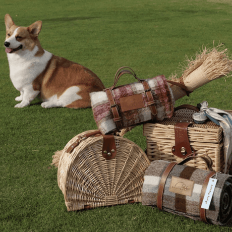 Little Dayz Boutique British Plaid Style Picnic Mat Medium 150*100 Brown-2006733460831604739