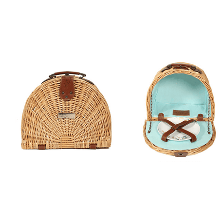 Little Dayz Boutique  Semi Round Picnic Basket-2006733434642370561