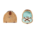 Little Dayz Boutique  Semi Round Picnic Basket-1954803097859657729
