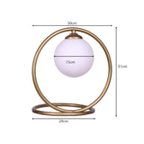 Sarantino Gold Metal Table Lamp