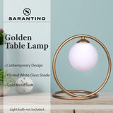 Sarantino Gold Metal Table Lamp - Extra Image